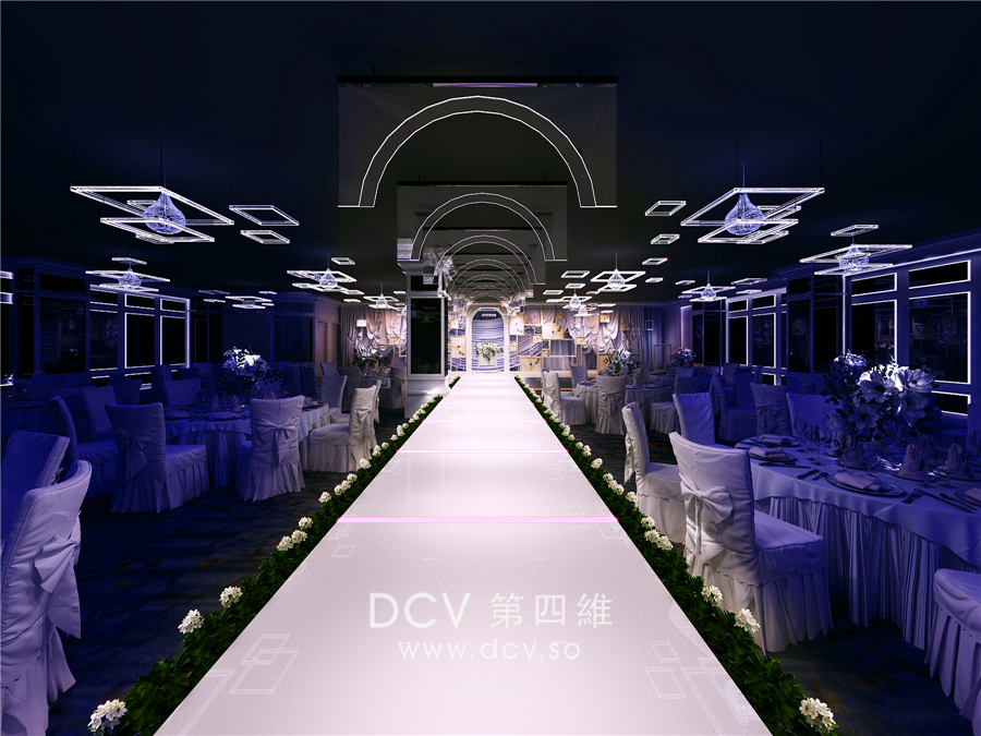 西安-乐婚喜宴艺术中心（长乐门）私人订制主题餐厅室内装修设计