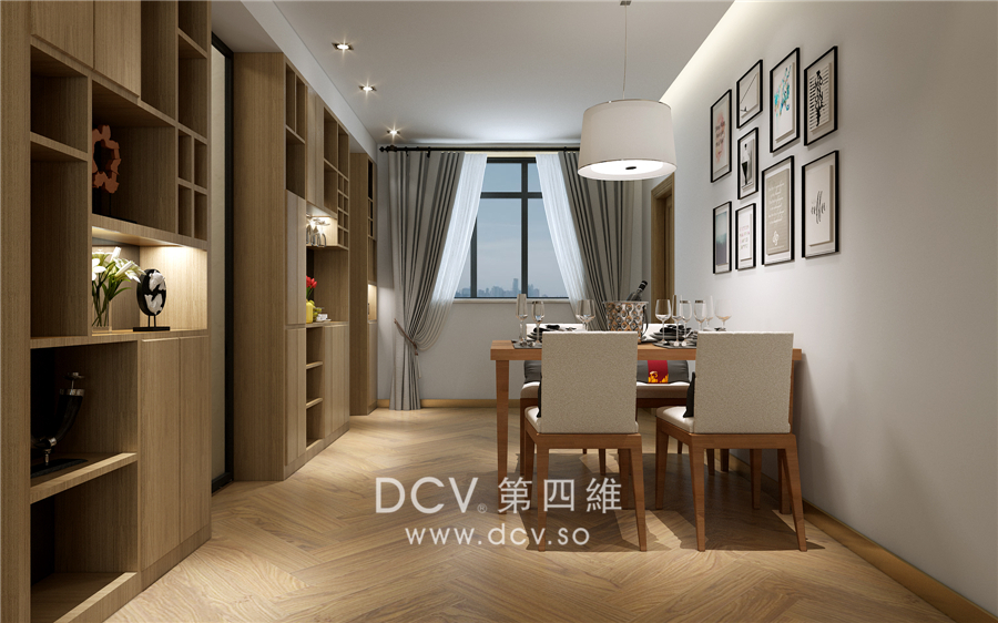 西安-曲江金辉世界城私人住宅现代简约室内装修设计