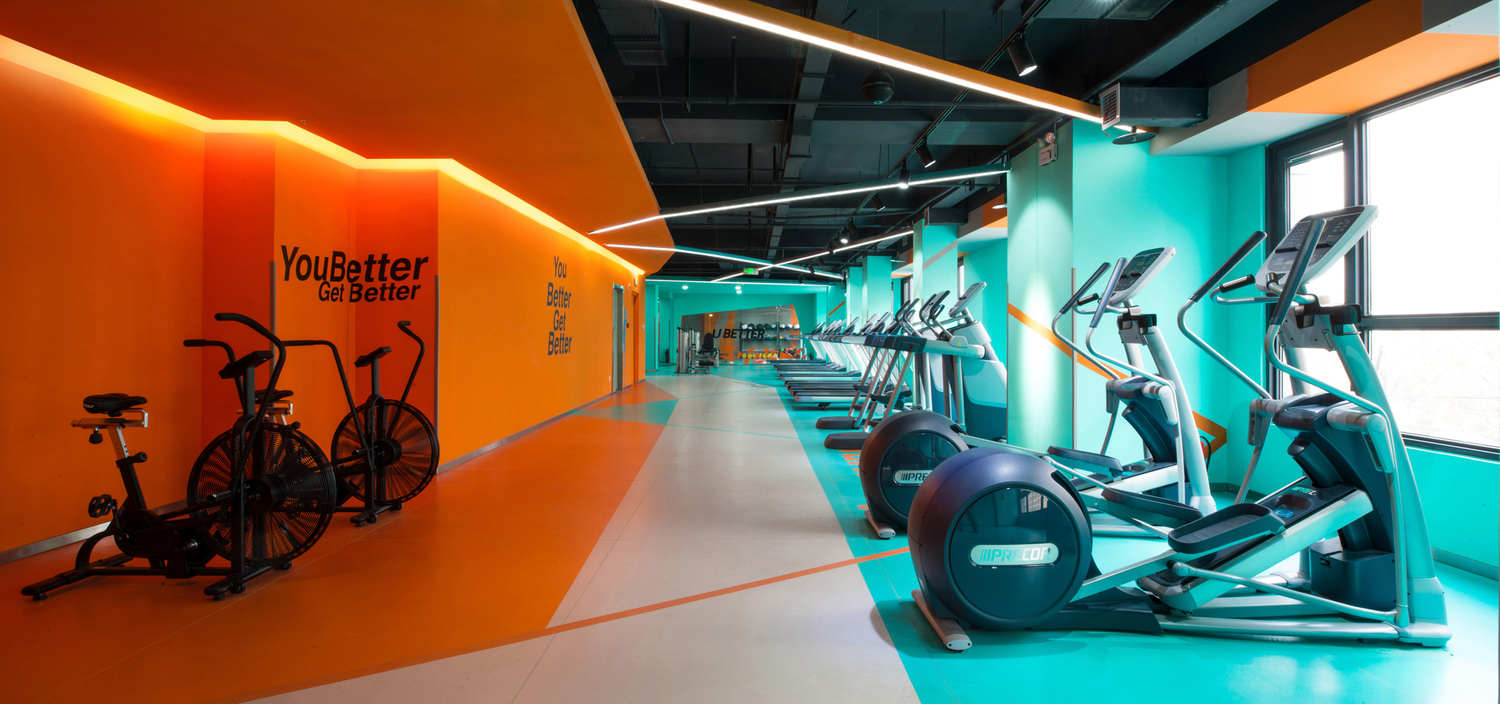西安-U BETTER健身房（北航科技园）后工业俱乐部3D视频动画设计