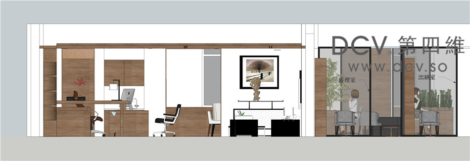 榆林-艾美酒店现代创意办公空间室内装修设计
